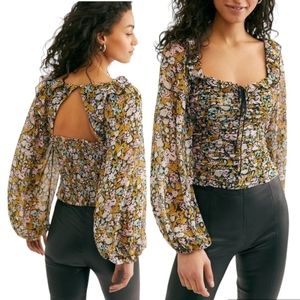 Floral Print Women's Top
